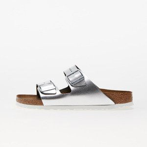 Tenisky Birkenstock Arizona Soft Footbed Natural Leather Metallic Silver EUR 41