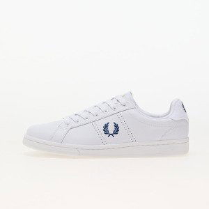 Tenisky FRED PERRY B721 Leather/ Towelling Wht/ Shade Cobalt EUR 45