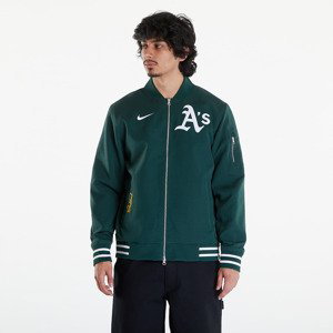Bomber Nike Men's AC Bomber Jacket Oakland Athletics Pro Green/ Pro Green/ White L