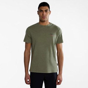 Tričko Napapijri Selbas T-Shirt Green Lichen S