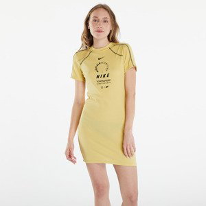 Šaty Nike Sportswear Women's Short Sleeve Dress Saturn Gold L