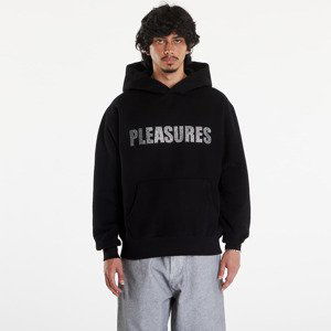 Mikina PLEASURES Rhinestone Impact Hoodie Black L