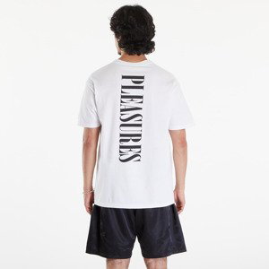 Tričko PLEASURES Vertical T-Shirt White XL