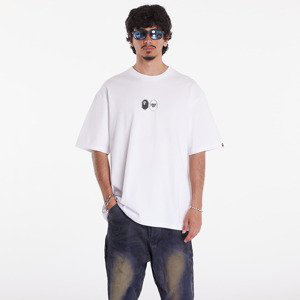 Tričko A BATHING APE Mad Ape Graphic Logo Relaxed Fit Tee White L