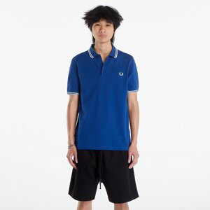 Košile FRED PERRY Twin Tipped Fred Perry Shirt Shdcob/Snow white/Light ice M