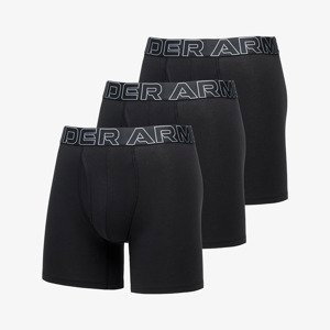 Boxerky Under Armour M Performance Cotton 6in 3-Pack Black L