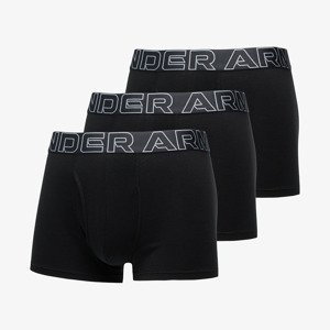 Boxerky Under Armour M Performance Cotton 3in 3-Pack Black M