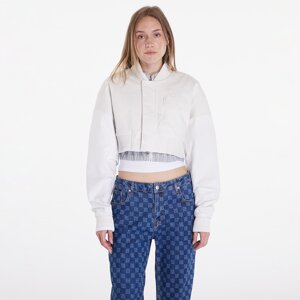 Bomber Nike Sportswear Destroyer Women's Cropped Canvas Jacket Phantom/ Summit White/ Summit White M