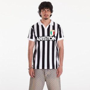 Tričko COPA Juventus FC 1984 - 85 Retro Football Shirt UNISEX Black/ White XXL