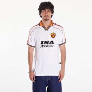 Tričko COPA AS Roma 1998 - 99 Away Retro Football Shirt UNISEX White XL