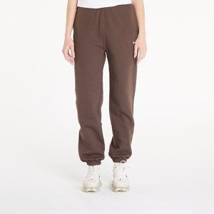 Tepláky Nike Solo Swoosh Women's Fleece Pants Baroque Brown/ White S