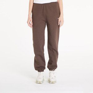 Tepláky Nike Solo Swoosh Women's Fleece Pants Baroque Brown/ White XS