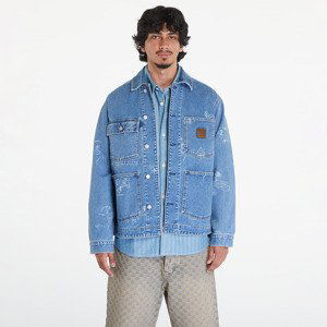 Bunda Carhartt WIP Stamp Jacket UNISEX Stamp Print/ Blue Bleached L