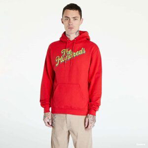 Mikina The Hundreds Slime Slant Pullover Red L