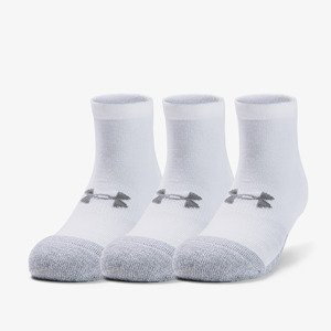 Ponožky Under Armour Heatgear Locut White XL