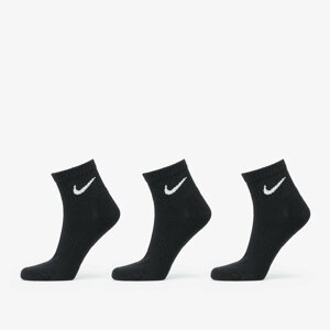 Nike U Everyday Cush Ankle Socks 3-Pack Black