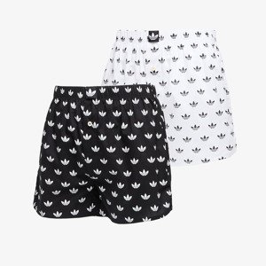 Trenky adidas Woven Boxer 2-Pack Black/ White M