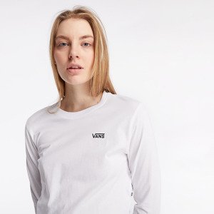 Vans Junior V Long Sleeve Tee Crop White