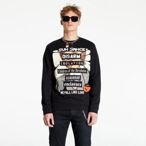 RAF SIMONS Crewneck Sweater Sun Dance Black