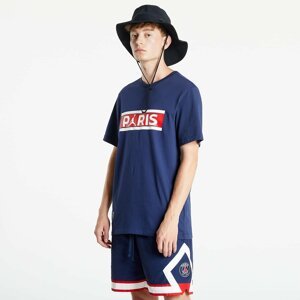 Jordan Paris Saint-Germain Wordmark Tee Midnight Navy