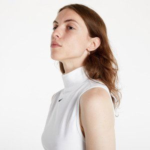 Nike Sportswear Women's Sleeveless Mock Top White/ Black