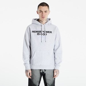PLEASURES Horsepower Premium Hoody Heather Grey