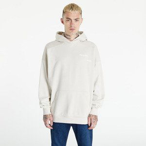 Calvin Klein Jeans Disrupted Logo Hoodie Eggshell