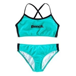 BENCH Sportovní plavky  tyrkysová / černá