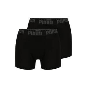 PUMA Boxerky  antracitová / černá