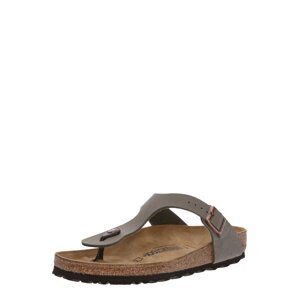 BIRKENSTOCK Žabky 'Gizeh'  šedobéžová