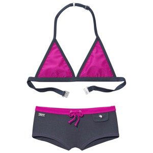 BUFFALO Bikiny  pink / šedá