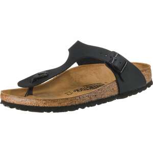 BIRKENSTOCK Žabky 'Gizeh'  černá