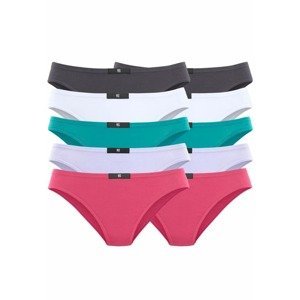 H.I.S Kalhotky  antracitová / zelená / fialová / pink / bílá