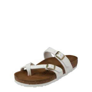 BIRKENSTOCK Pantofle 'Mayari'  zlatá / bílá