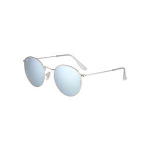 Ray-Ban Sluneční brýle 'Round metal'  světlemodrá / stříbrná