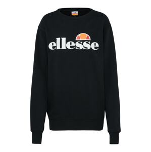 ELLESSE Mikina 'Agata'  černá / bílá / oranžová