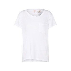 LEVI'S Tričko 'The perfect pocket tee'  bílá