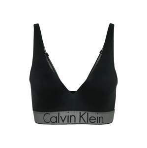 Calvin Klein Underwear Podprsenka 'PLUNGE'  šedá / černá