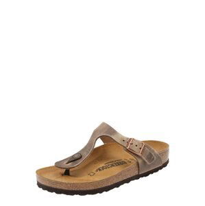 BIRKENSTOCK Žabky 'Gizeh'  hnědá