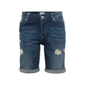 Only & Sons Džíny 'onsPLY SHORTS M BLUE DAMAGE CR 8603 NOOS'  indigo