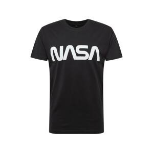 Mister Tee Tričko 'NASA'  černá / bílá