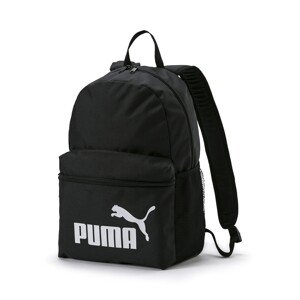 PUMA Sportovní batoh 'Phase'  černá / bílá