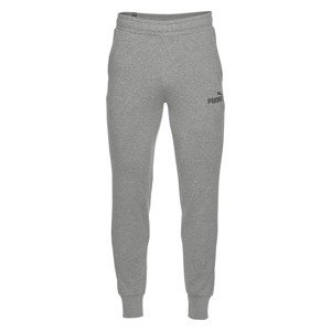 PUMA Sportovní kalhoty  černá / šedý melír