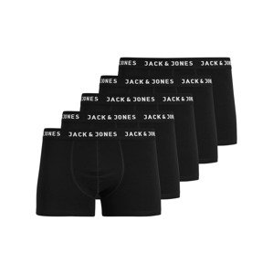 JACK & JONES Boxerky  černá / bílá