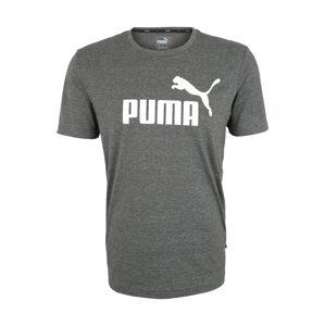 PUMA Funkční tričko 'Heather'  bílá / šedý melír