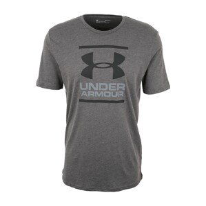 UNDER ARMOUR Funkční tričko  tmavě šedá / černá / stříbrně šedá