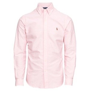 Polo Ralph Lauren Tričko 'SL BD PPC SP-LONG SLEEVE-SPORT SHIRT'  růžová