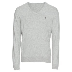 Polo Ralph Lauren Svetr 'LS SF VN PP-LONG SLEEVE-SWEATER'  šedá