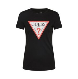 GUESS Tričko 'SS CN ORIGINAL TEE'  černá