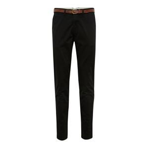 JACK & JONES Chino kalhoty 'Cody Spencer'  černá